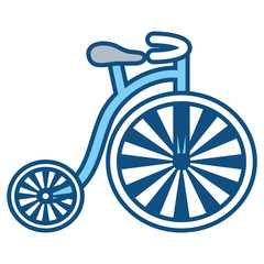 monocycle icon image © djvstock
