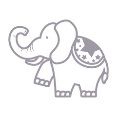 cartoon circus animals design