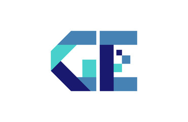 GE Digital Ribbon Letter Logo