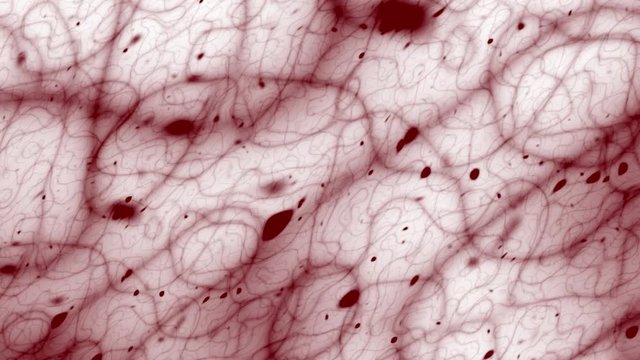Artistic moving blood cells, motion pattern background.
