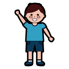 happy boy kid child icon image vector illustration design 