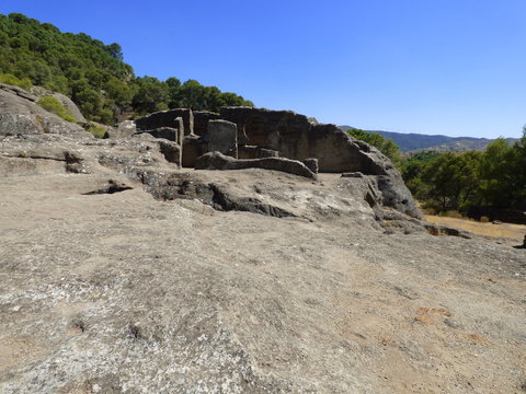 Ruinas de Bobastro, Ardales, Guadalteba (Málaga) en Andalucia,España