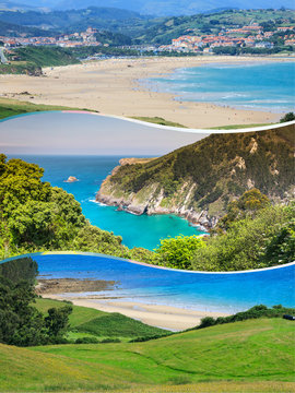 Collage of Asturias Spain © Lukasz Janyst