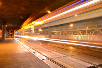 Fototapeta na wymiar tram
