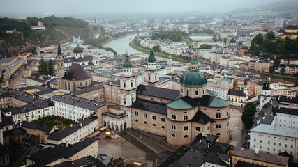 Salzburg Cathedral and the City of Salzburg
