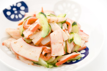 中華いかとキュウリの和え物