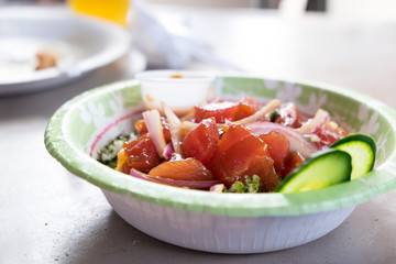 Raw Fish Poke Bowl