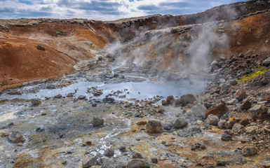 Geothermal Spring in Iceland