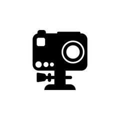 miniature video camera icon. Elements of camera icon for concept and web apps. Illustration  icon for website design and development, app development. Premium icon