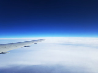 In the sky over the horizon