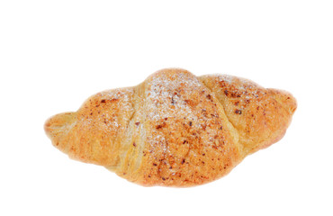 Croissant with icing sugar