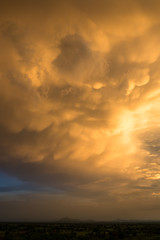 Obraz na płótnie Canvas clouds sky at sunset
