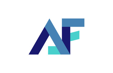 AF Ribbon Letter Logo