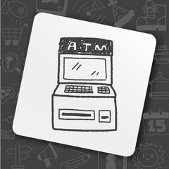 ATM doodle drawing