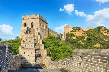 Fototapeta premium The famous Great Wall of China,jinshanling natural landscape
