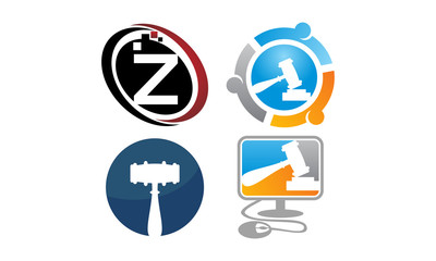 Vector Template Sign Set