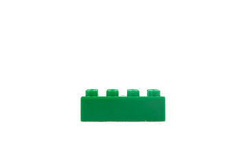 Obraz premium Child brick toys isolated on white background