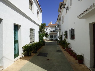 Fototapeta na wymiar Benalmádena, localidad de Málaga, en Andalucía (España) situado en la Costa del Sol