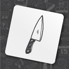 Kitchen knife doodle