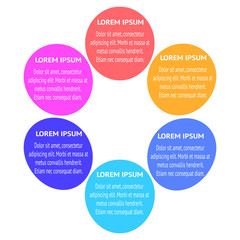 Abstract infographic background