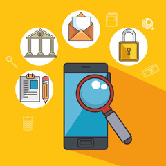 blockchain and bitcoin technology concept