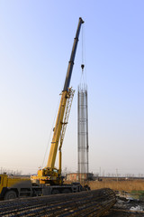 Crane hoist steel bars