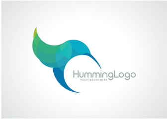 Hummingbird Logo Template Design Vector, Emblem, Design Concept, Creative Symbol, Icon