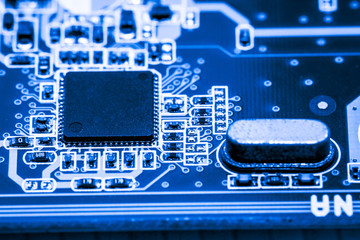 Abstract,close up of Mainboard Electronic computer background.
(logic board,cpu motherboard,Main...