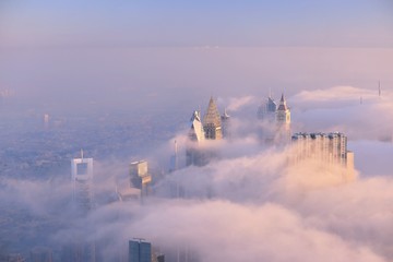 cloudy morning in Dubai,UAE