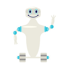 Cartoon Cute chat bot