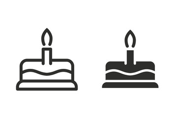 Cake vector icon.