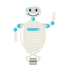 Cartoon Cute chat bot