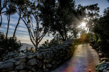 Sunset at the mount. 