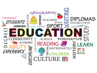 Obraz premium education word