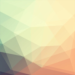 Abstract triangle art