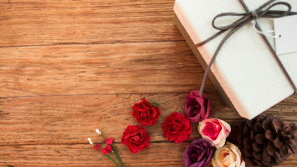 valentine decoration background - romantic love by heart concept