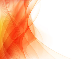 Curve and blend light Orange abstract background 005