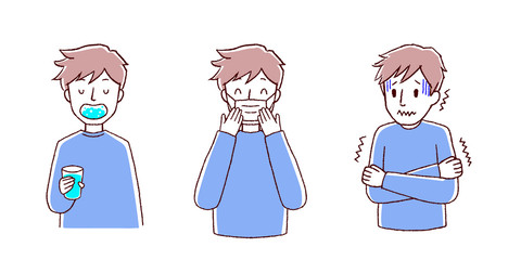 風邪予防　男性