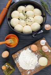 unbaked soft and fluffy dinner rolls