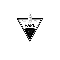 electric cigarette personal vaporizer e-cigarette retro label badge