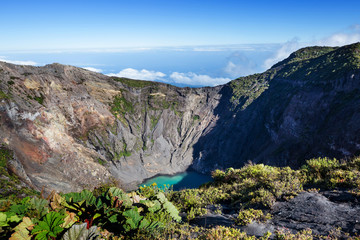 Hike to volcano