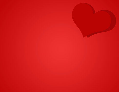 Valentines Day card background with heart