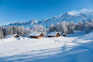 Velvet curtains Mont Blanc Mont Blanc winter