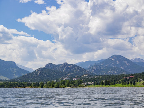 The Beautiful Lake Estes And The Stanley Hotel