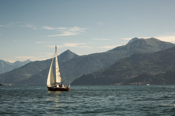 Fototapeta na wymiar lake como, Italy 