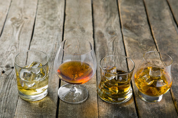 Different types of strong alcohol