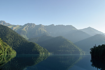 Ritsa lake in Abkhazia