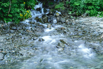 Small waterfall in Abkhazia