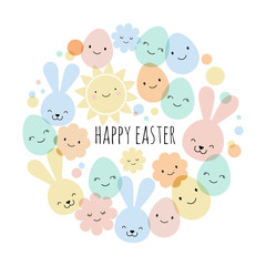 Easter card, banner and background design