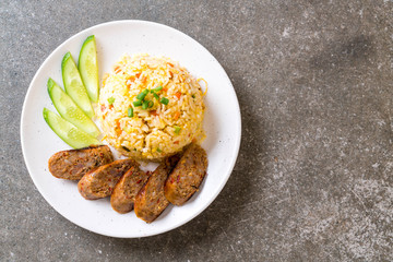 Fried Rice with Notrhern Thai Spicy Sausage